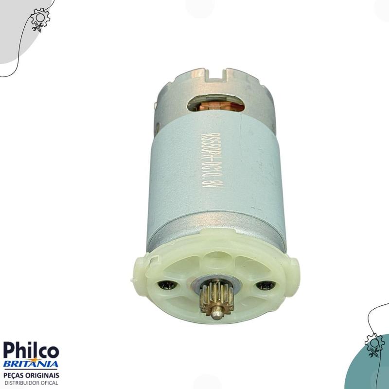 Motor CC 10.8V 60W RS550PH Parafusadeira PPF12M 746070 - Philco